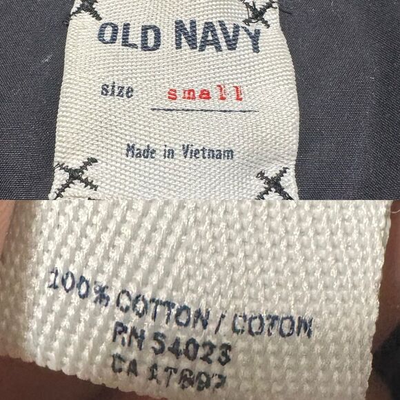 Old Navy Utility Jacket Women’s Size Small Black Button Up City Coat - Picture 8 of 10